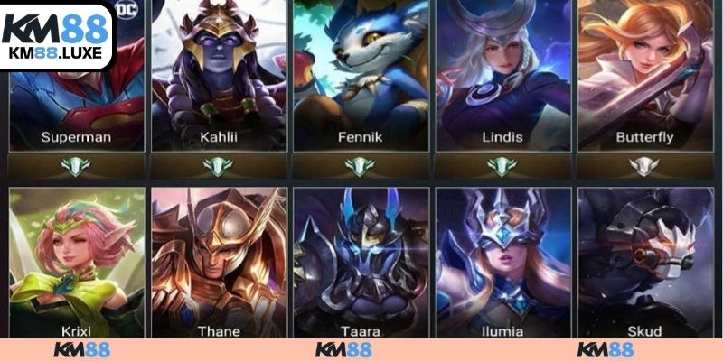 Chọn tướng và vai trò 